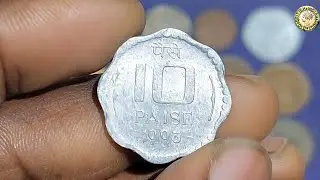 10 paise 1993 kolkata mint aluminium republic indian #coins @britishindianoldcoins