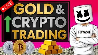 Live Trading with FXYash || GOLD , BTC and Alt coins Trading || Hindi || #livetrading #forex