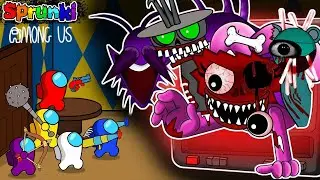 Among Us Battles Sprunki Lore Monster from the Cursed TV | Peanut Animation Zombie