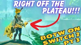BotW2-03 Early Game SUPER Link: Bone UP, Royal Weapons, Hearts & Attack UP: Lake Floria, Faron Tower