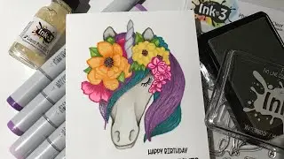 **Not For Children** No Line Copic Coloring with Ink on 3 Fade Out Ink