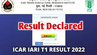 Icar result 2022,icar iari result date 2022,Icar result date,iari cut off #ICAR#IARI