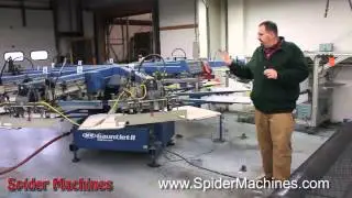 Buying a Used Screen Printing Press - M&R Gauntlet II - Robert Barnes - Spider Machines