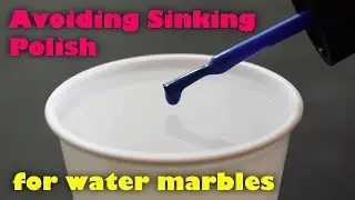 How to Avoid Sinking Polish for Water Marbles | Water Marbling 101