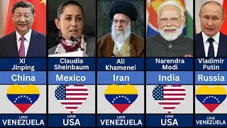 195 Countries State Leaders Who LOVE USA or Venezuela