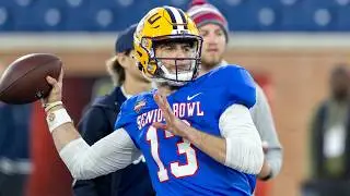 Garrett Nussmeier Highlights - LSU QB - 2026 Panini Senior Bowl