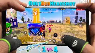 Asus ROG Phone 5s free fire gameplay test 3 finger handcam m1887 onetap headshot