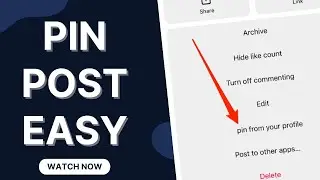 how to pin post on instagram