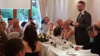 Katie and Lee's wedding - The Groom's speech