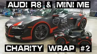 Audi R8 V10 and Mini Me Charity Wrap -  Part 2