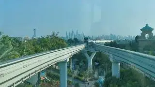 DUBAJ 2021. kolejka na Palm Jumeirah