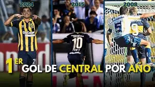 PRIMER GOL DE ROSARIO CENTRAL POR AÑO (1993-2024)