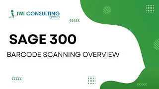 Sage 300 | Barcode Scanning Overview
