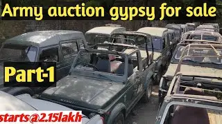 Army auction gypsies for sale in Pathankot at Gandhi Godam//Gypsy for sale //Army auction gypsy