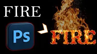 Create Realistic Fire Text Effect in Photoshop | Photoshop Fire Effect Tutorial 2025#fireeffect