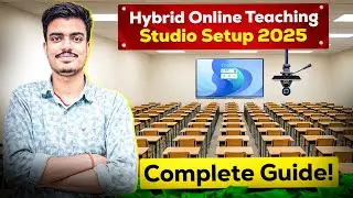 Smart Board Full Studio Setup In 2025 | Teachers Dream Studio Setup! | Teaching Studio Setup Cost? 