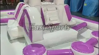 Inflatable splash pad playground for kids party rental#inflatablegame #bouncehouserental