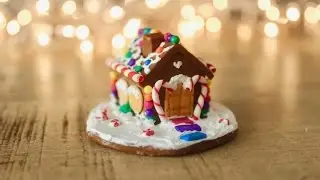 Gingerbread House Miniature ✿ Craft Kit by Toni Ellison ✿ PastelDaisy