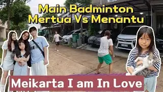 Main Badminton Menantu Bocil Korea VS Mertua Indonesia