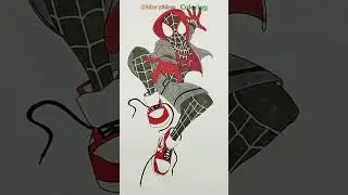 Spider-Man Miles Morales #shorts #short #spiderman #milesmorales #coloring