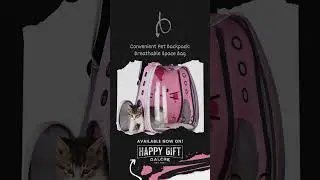 Product 72 - Convenient Pet Backpack: Breathable Space Bag #pets #travel #shopping