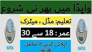 Wapda Jobs 2021 | Water & Power Development Authority (Wapda) Jobs 2021 | How to Apply in Wapda Jobs