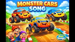 Monster Cars  | Mary had a little lamb | We wish u a merry christmas  | Rain Rain Go Away + more