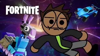 lego llama is real (fortnite live event reaction)