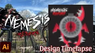 NEMESIS REBORN Design Timelapse - Adobe Illustrator