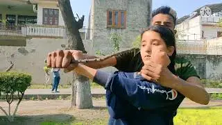 knife, self defense ,for girls #commando #subscribe #defence #selfdefenseforwoman #martialarts