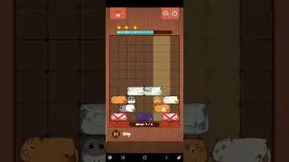 Haru Cats Slides Puzzle - Solution Diamond Box Level 18 - 3 Stars (by Claudia Avila)