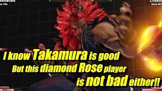 Street Fighter V: Takamura (Akuma) VS LinkNova (Rose)