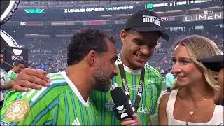Osaze De Rosario Celebrates Winning Leagues Cup With His Dad, MLS Legend Dwayne De Rosario