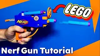 Как сделать LEGO NERF GUN | Простое руководство по сборке LEGO-пистолета