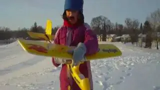 RCDOX 2012 WINGED DRAGON KID hard crash Art Tech RC plane