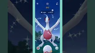 Shiny Lugia on 5th Raid ✨ #pok&eacute;mongo #shorts