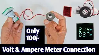 ✨ **Voltage Aur Ampere Metre Lagane Ka Tarika | Mini Volt Meter | Amp Meter | Mr. Trt** 