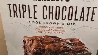 Тройной шоколадный брауни от Hershey's