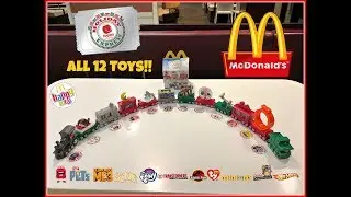 MCDONALDS Holiday Express! Happy Meal Toys! Dec 2017! ALL 12 TOYS! SING MINIONS MY LITTLE PONY
