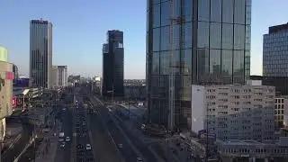 Centrum Warszawy z Drona - super ujęcia! Varso (Domin Tower) - Chmielna 98