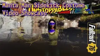 Manta Man Sidekick Costume Outfit Showcase - Fallout 76 Season 6 Reward - Efauna