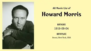 Howard Morris Movies list Howard Morris| Filmography of Howard Morris