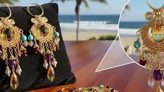wire wrap gemstone earrings hoops ideas  #jewelrymaking #wirewrap #jewelry #design #ideas  #earrings