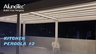 The preferred place for family dinners Outdoor Kitchen Pergola丨AlunoTec PERGOLA SHOWCASE 76