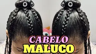 CABELO MALUCO | COMO FAZER PENTEADO ARANHA. #cabelomaluco