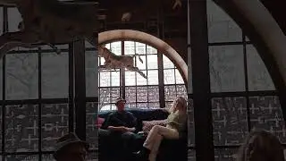 Dave Robertson has coffee with Susan Proctor Hume at Gorgeous George hotel