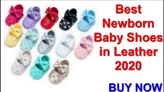 Best Newborn Baby Shoes in Leather 2020 -  PU Suede Leather Newborn Baby Moccasins Soft Shoes