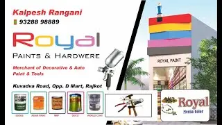 ROYAL PAINT AND HARDWARE (RAJKOT) #ESDEE #ASIAN PAINTS #ROYAL #MRF PAINTS #MINAKARI