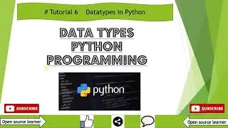 Datatypes in Python (In Hindi)