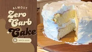 Delicious (almost) Zero Carb Cake, Kelly Hogan&rsquo;s Oopsie Cake with a twist #healthy #food #recipe